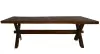 Artikelbild 4 des Artikels “Naturholztisch Suar mit Holzbeinen Modell X, 251,5cm Länge, 115cm Breite, 81cm Höhe. Tischplatte 7,5cm Dicke “